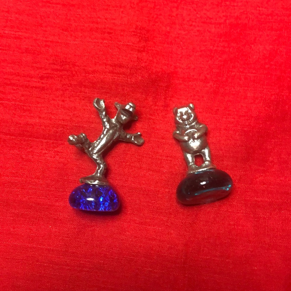 Classic Pooh and Tigger Pewter chest piece